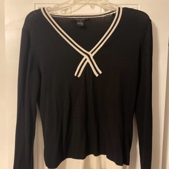 The Limited Red-Lined Black Blouse - Picture 1 of 3